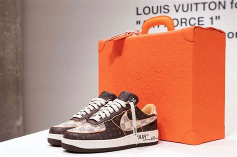 sotheby's louis vuitton nike auction|The Louis Vuitton and Nike “Air Force 1” by Virgil Abloh.